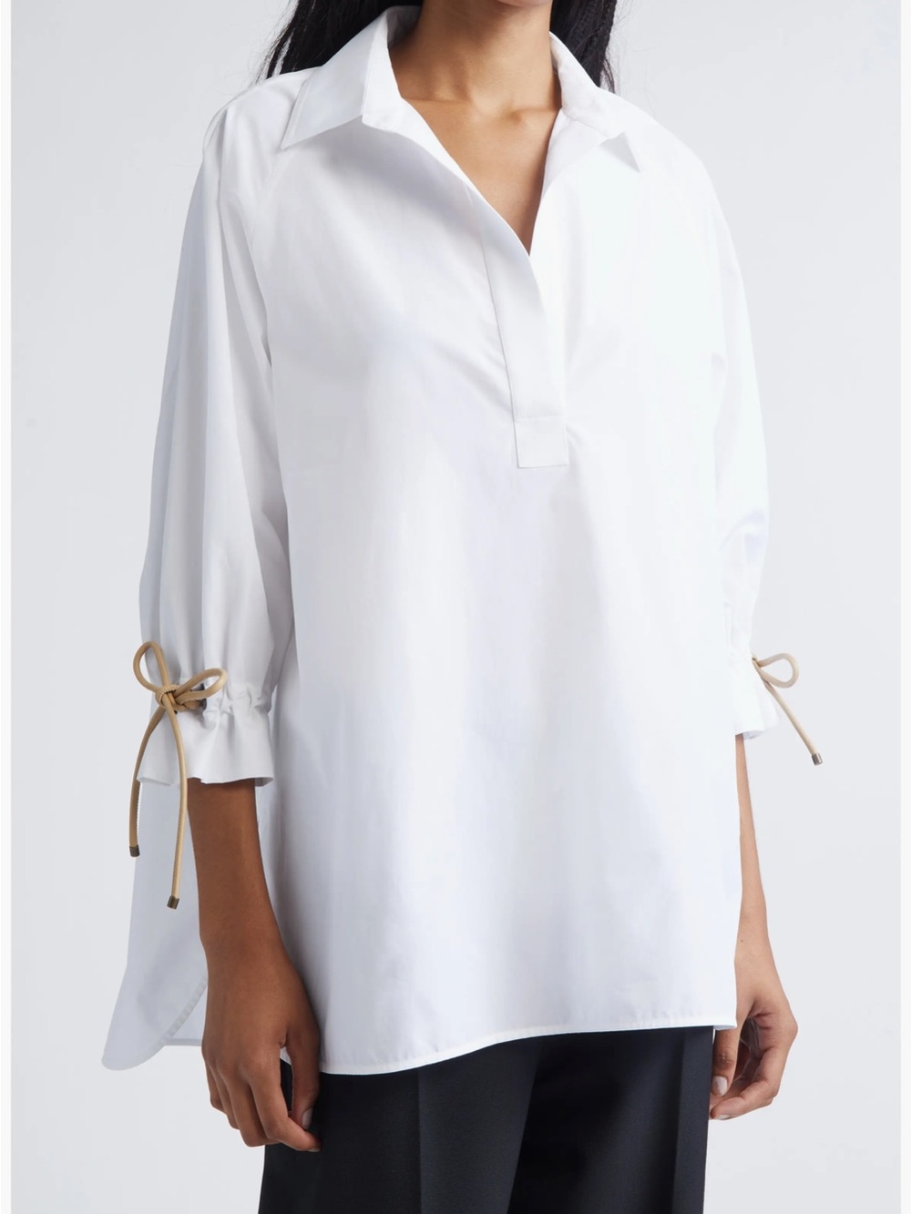 MaxMara Adorn Cotton Pullover Tunic